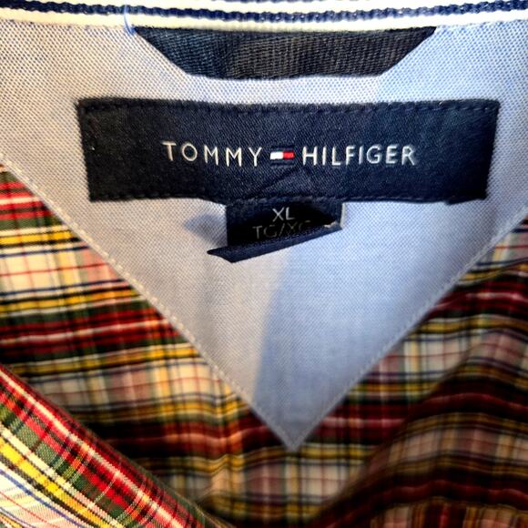 Tommy  Hilfiger men's shirt sz XL extra large multi color long sleeves - Picture 2 of 8
